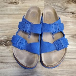 Birkenstock Men's Arizona Soft Footbed Ultra Blue Size 11